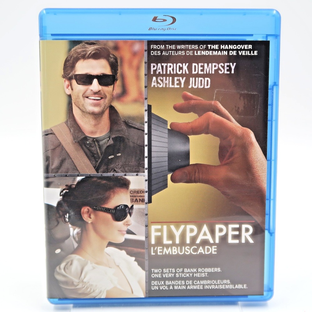 Flypaper Blu-ray 2011 Patrick Dempsey Ashley Judd E-ONE Heist Thriller Movie